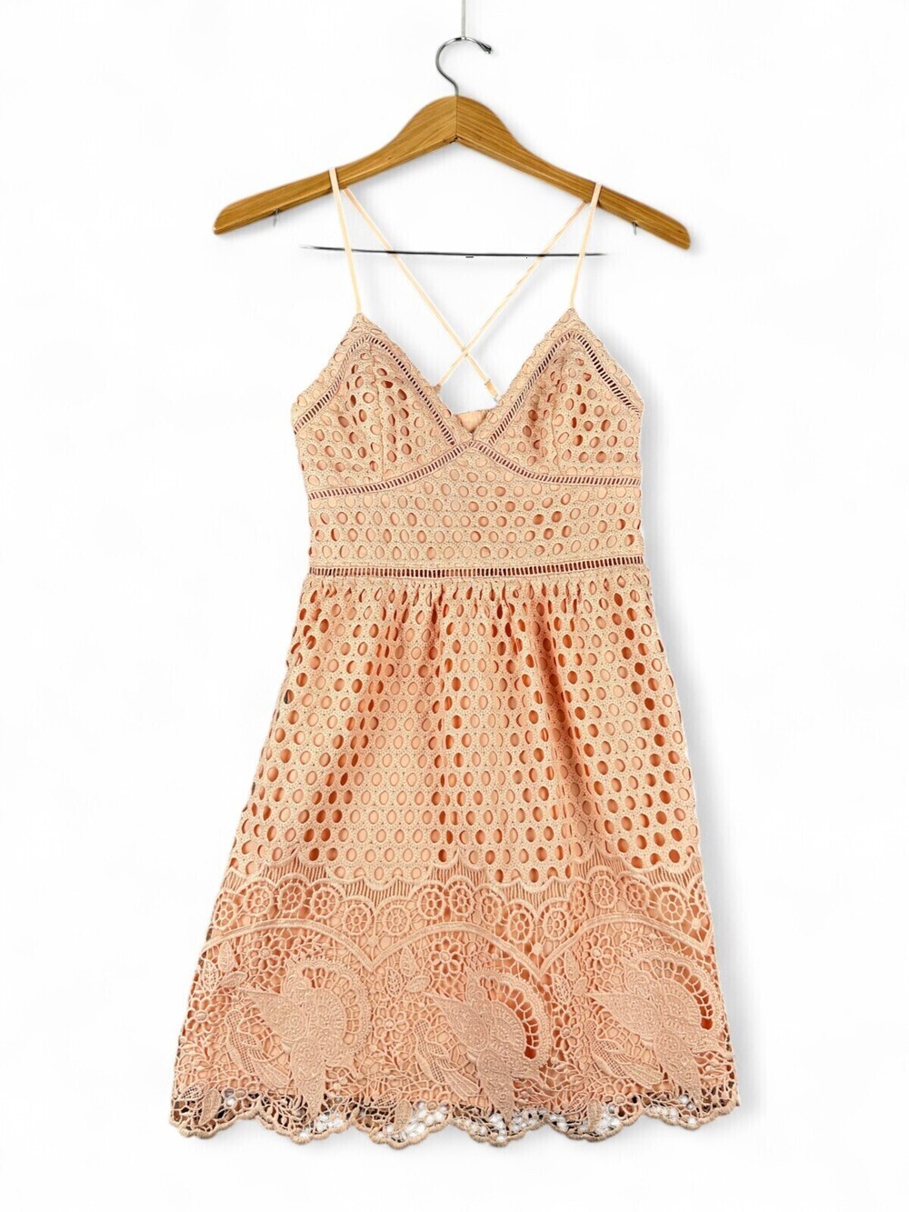 Abercrombie & Fitch Lace Midi Dress XS